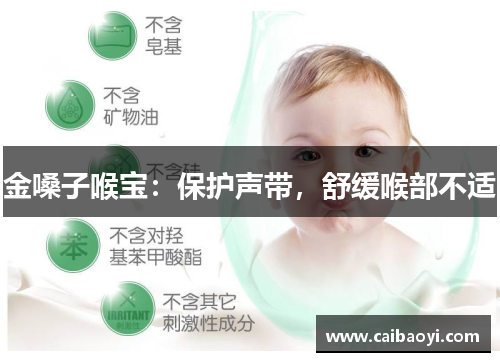 金嗓子喉宝：保护声带，舒缓喉部不适